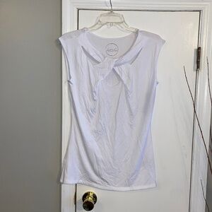 Inc size large white sleeveless shirt